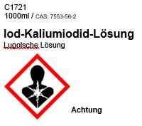Iod-Kaliumiodid/Lugolsche Lösung 1000ml