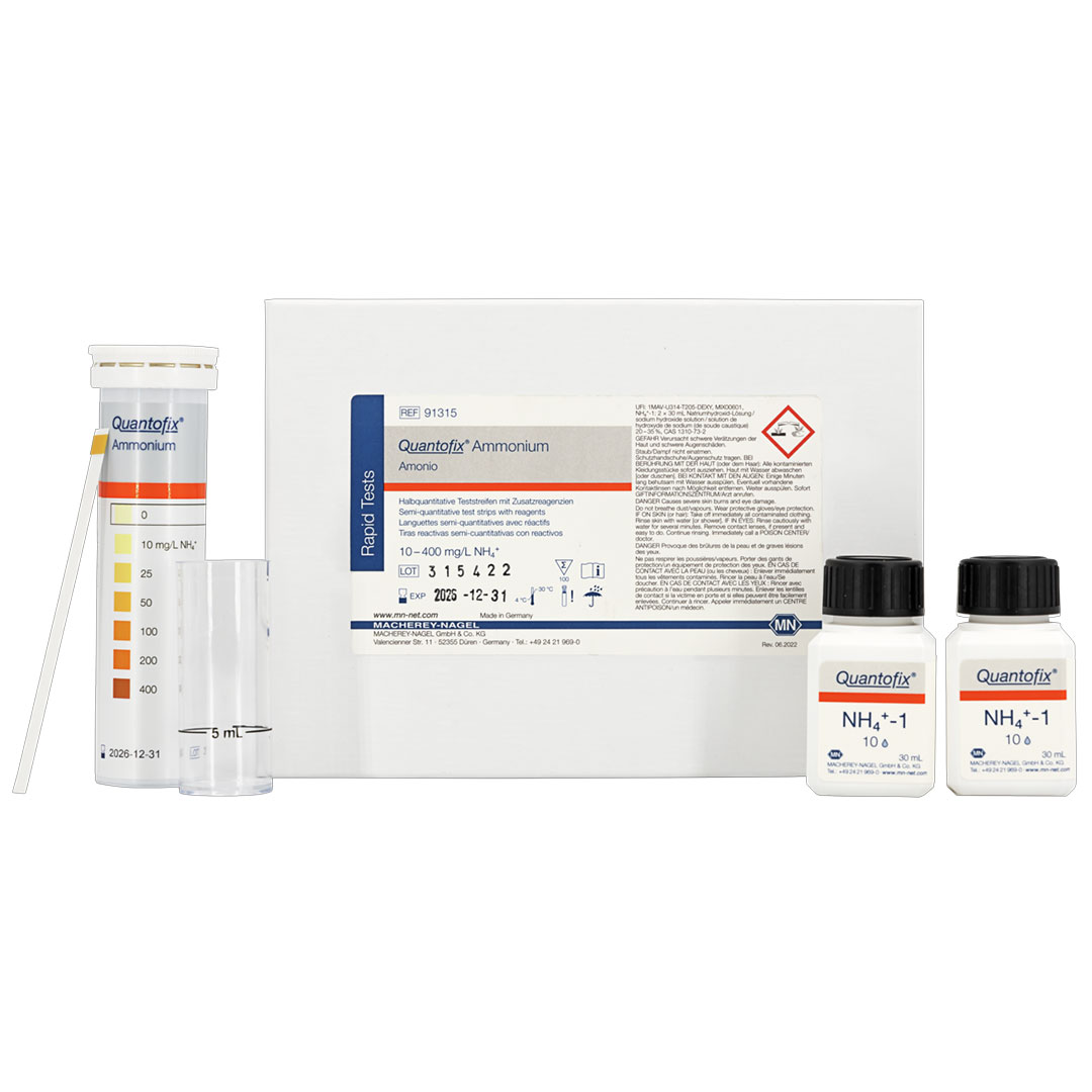 MACHEREY-NAGEL Ammonium Quantofix 0-400mg/l, 100 Stäbchen