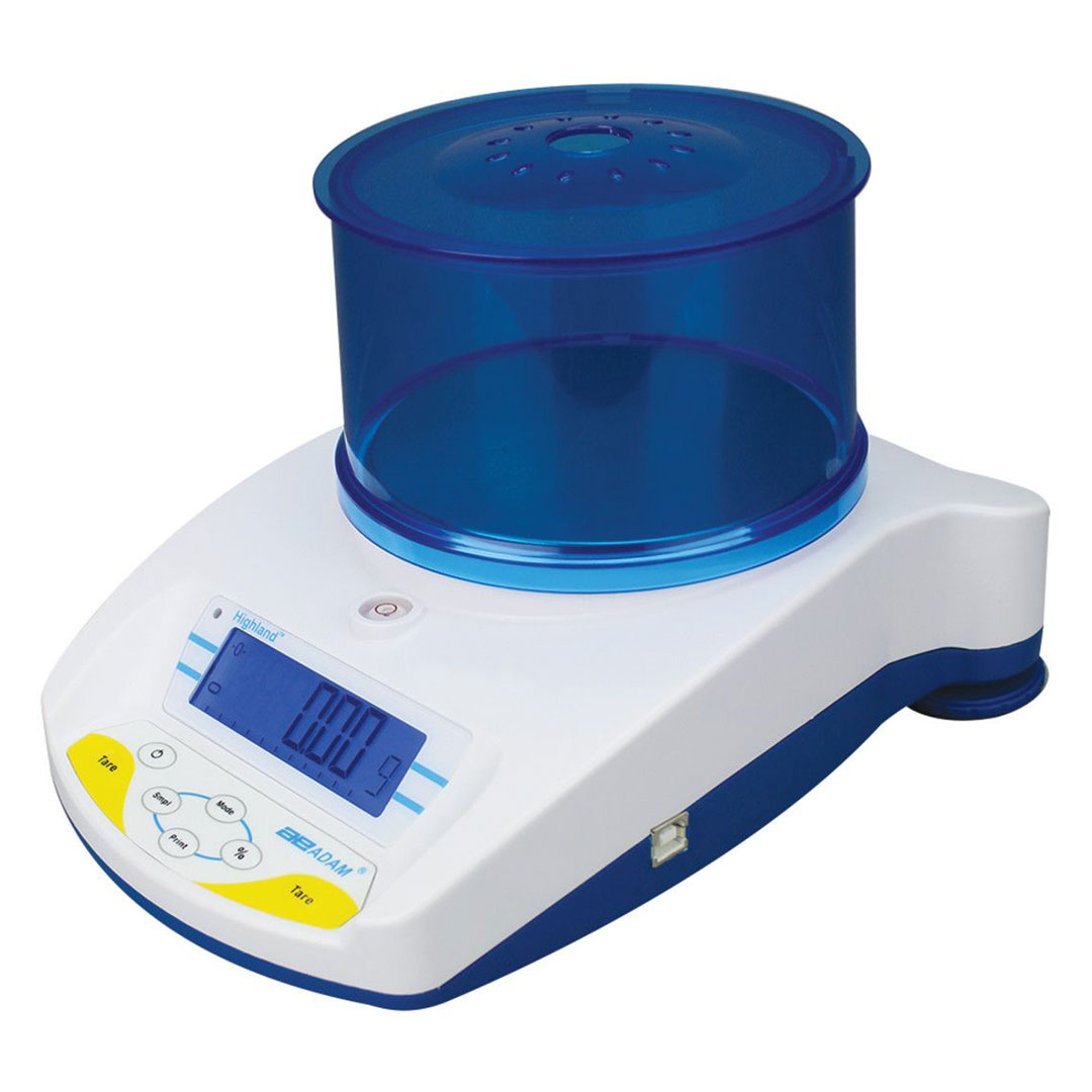 AE ADAM Präzisionswaage Highland HCB602H, 600g, 0,01g, Wägeplatte  ø=120mm