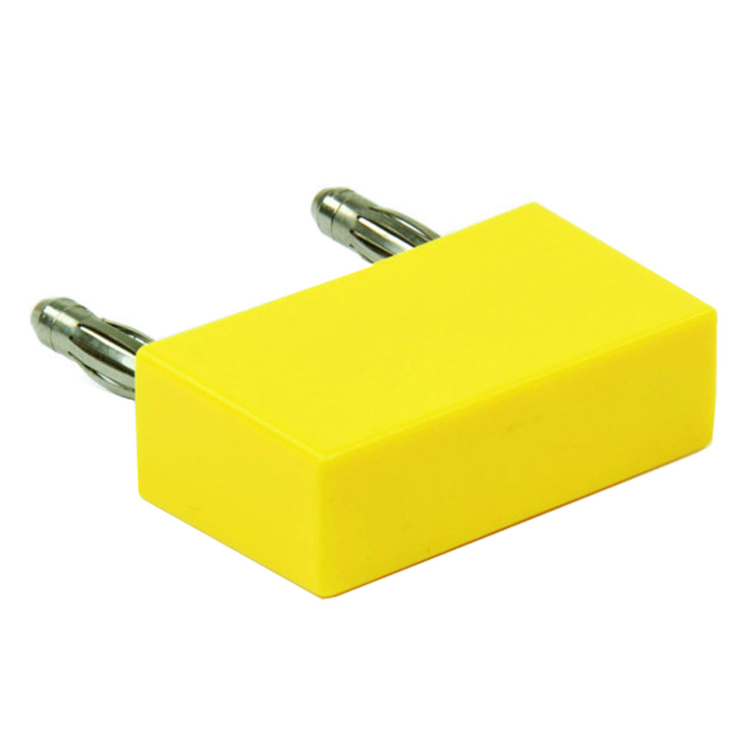 Brückenstecker, gelb