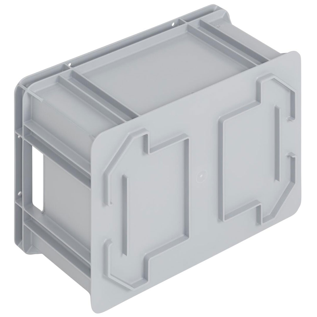WEZ Stapelbehälter mit Durchfassgriff Logiline LL 40x30x21,2 cm grau