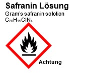 Safranin Lösung, 250ml