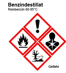 Benzindestillat  48°-105°, 500ml