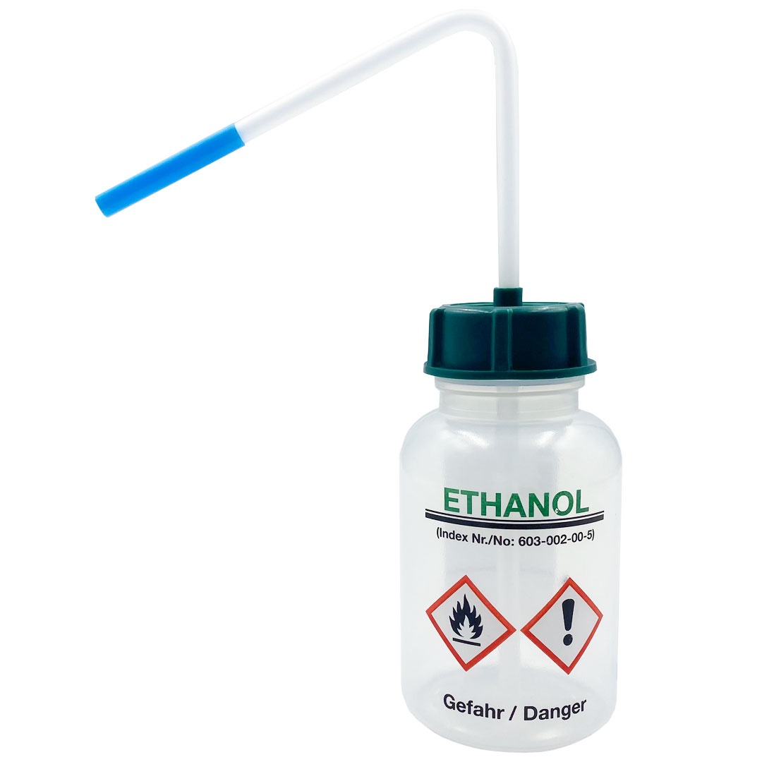 Spritzflasche Ethanol weith. 250ml, Farbcode orange