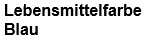 Lebensmittelfarbe Blau, 20ml