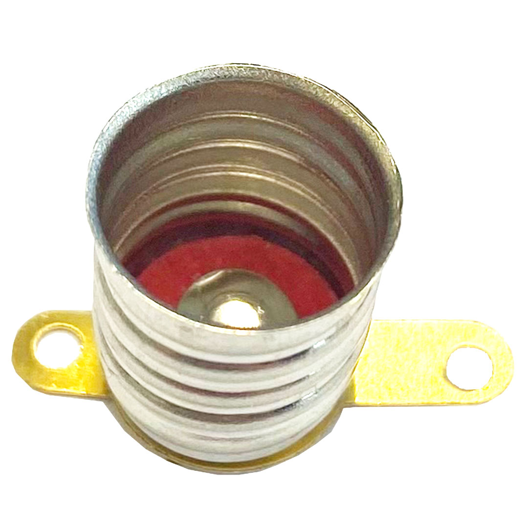 Lampenfassung E10, mit Lötlasche