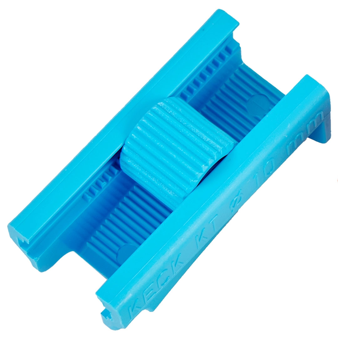 Schlauchklemme / Polyester für Schlauch mit D=10mm, blau