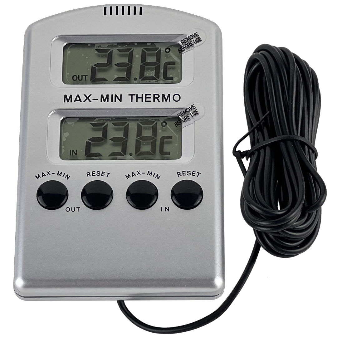 Digital Thermometer, Min-Max +50°C...+70°C