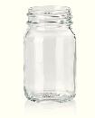 Pulvis Glas,1000ml, weiss, mit Deckel GL68