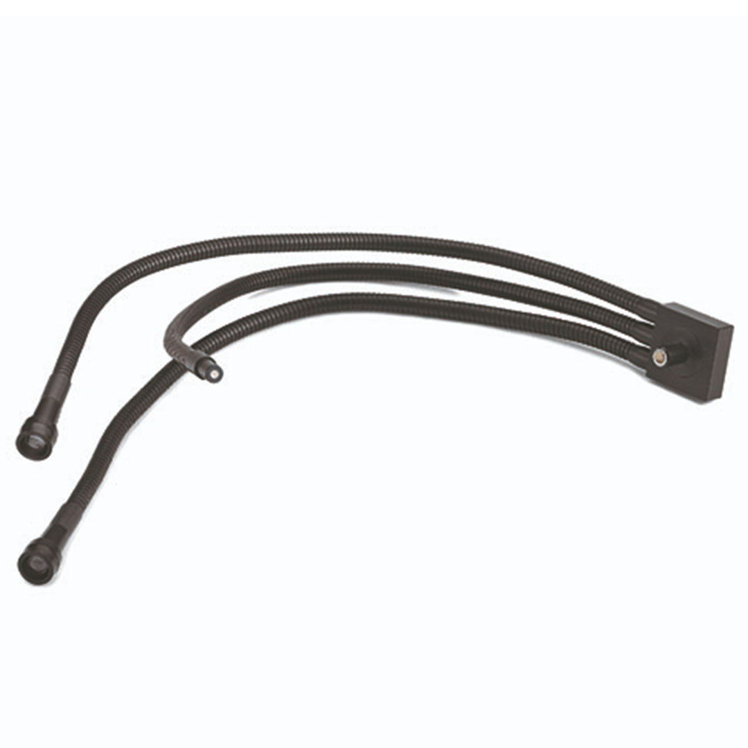 EUROMEX Schwanenhals-Lichtleiter, dreiarmig, positionierbar, L=50cm