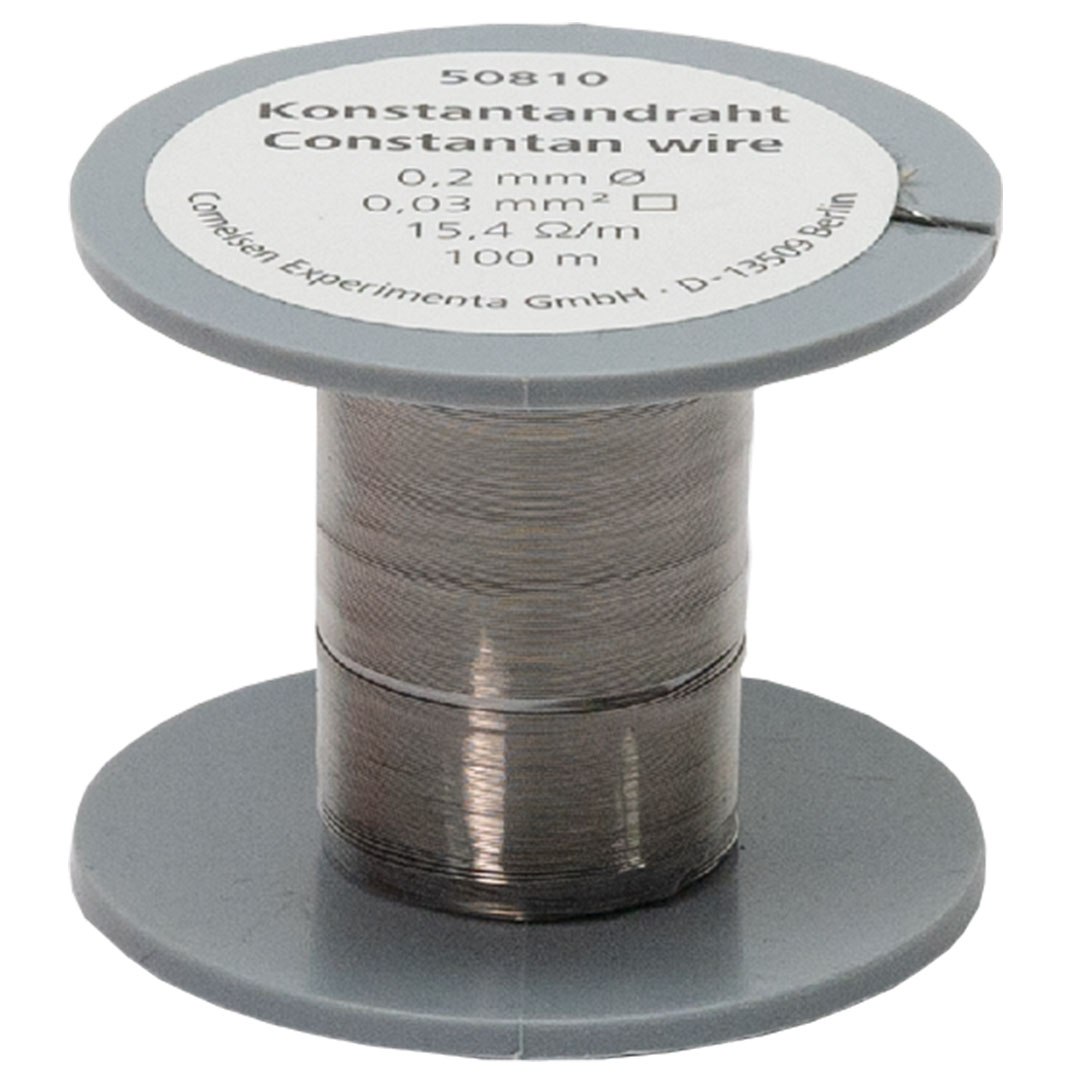 Konstantandraht 0,2mm x 100m, Querschnitt 0,03mm2