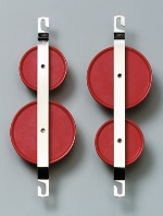 Flaschenzug zweirollig, Paar