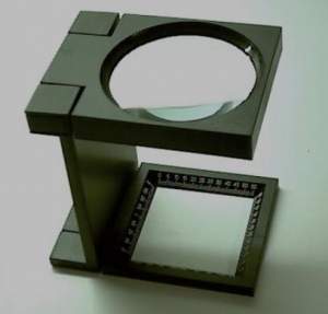 Fadenzähler 2,5x,144x160mm, KS, D=110mm